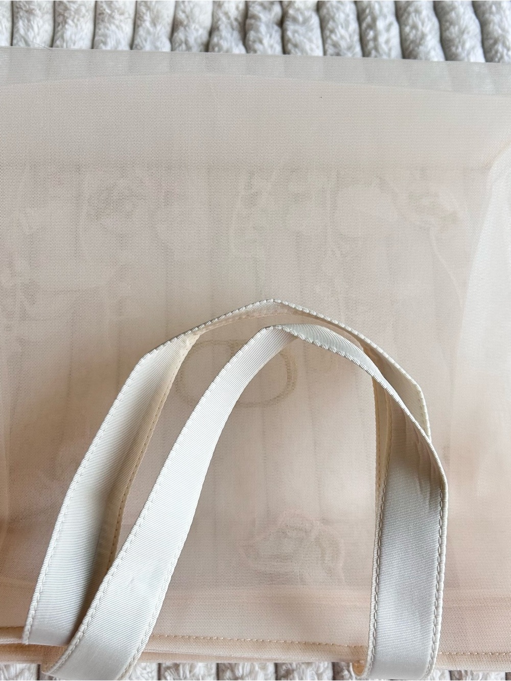 Dior Cream Floral Embroidered Tote Bag - Picture 3 of 6
